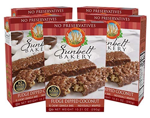 Fudge-Dipped Coconut Chewy Granola Bars, 1.1 oz Bars, 80 Count - 024300031045