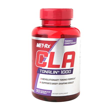 MET-Rx CLA Tonalin 1000 Dietary Supplement Rapid Release Softgels 90 Count - 786560051675