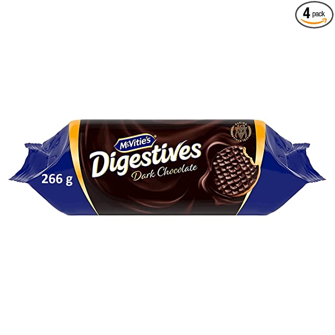  Mcvities Dark Chocolate Digestives 300g Pack of 4  - 721898529380