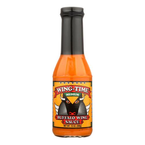 Wing Time The Traditional Buffalo Wing Sauce - Medium - Case Of 12 - 13 Oz. - 787135330027