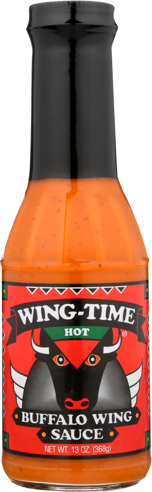 WING TIME: Sauce Wing Buffalo Hot, 13 oz - 0787135330034