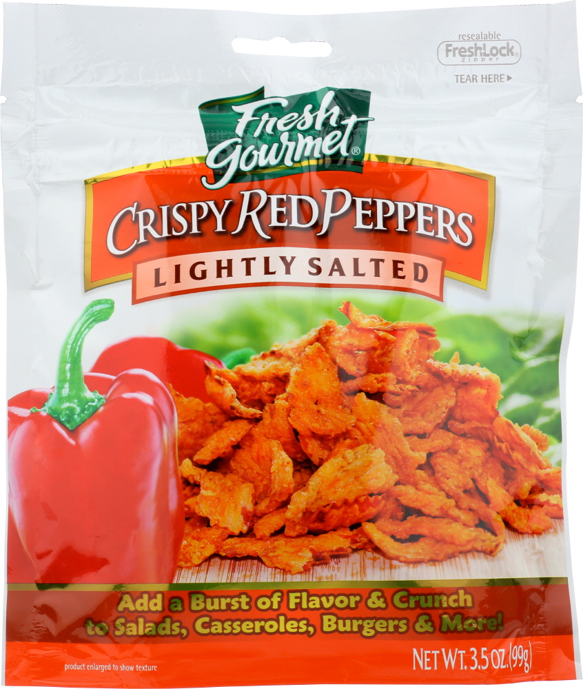 Fresh Gourmet, Crispy Red Peppers, Lightly Salted - 787359175190