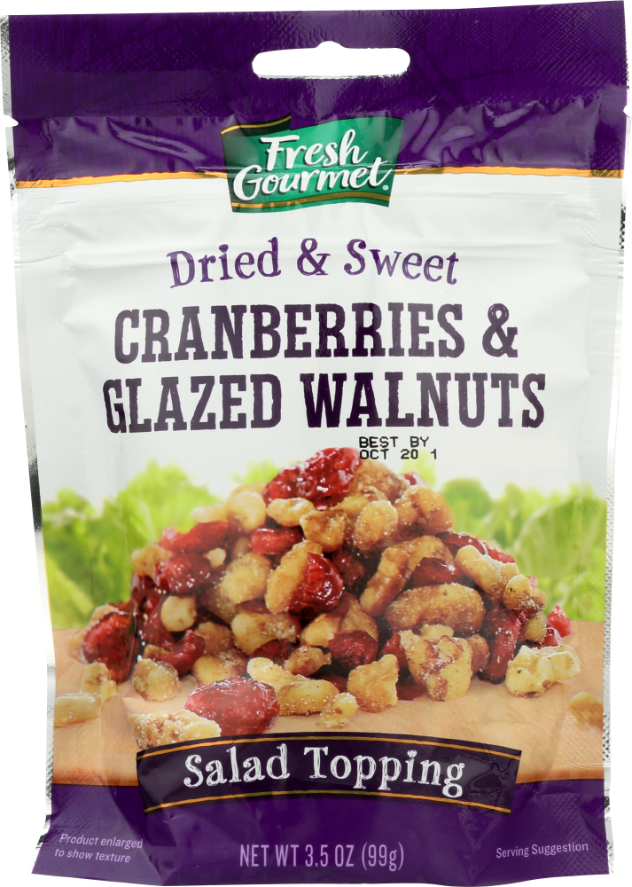 Cranberries & Glazed Walnuts - cranberries