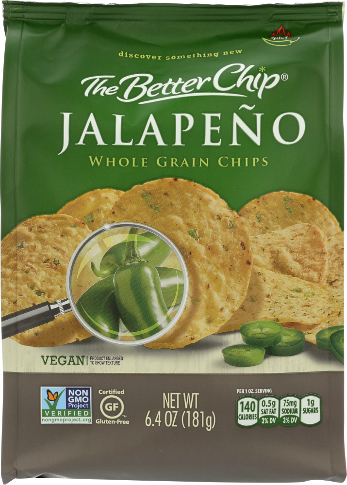 Jalapeno Whole Grain Chips, Jalapeno - 787359560446