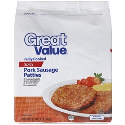 Great Value Pork Sausage Patties - 78742023793