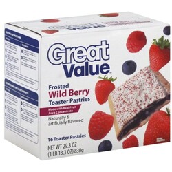 Great Value Toaster Pastries - 78742065960