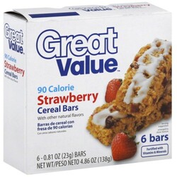 Great Value Cereal Bars - 78742075044