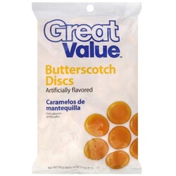 Great Value Butterscotch Discs - 78742089188