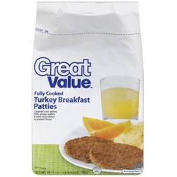 Great Value Breakfast Patties - 78742123738