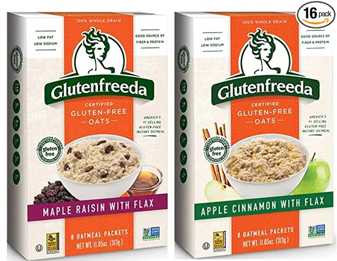 Glutenfreeda Wheat Free, Gluten Free Instant Oatmeal 2 Flavor Variety Bundle - 787637478791