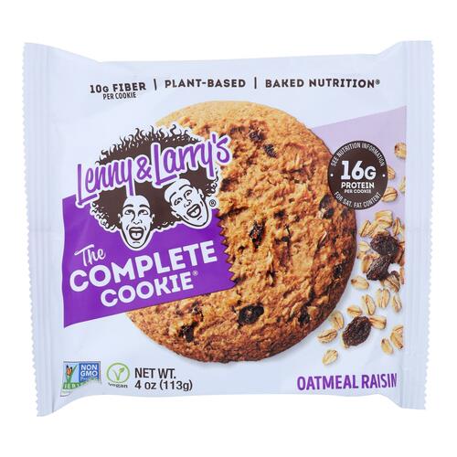 Lenny And Larry's The Complete Cookie - Oatmeal Raisin - 4 Oz - Case Of 12 - 787692834624