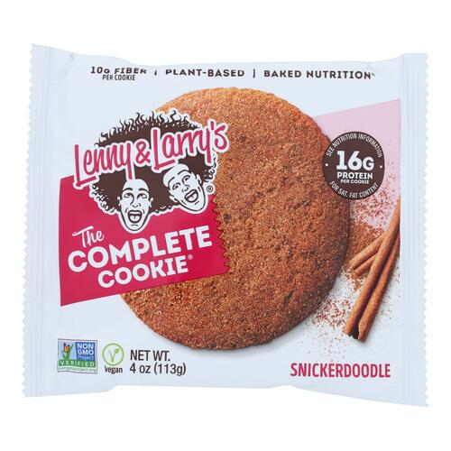Lenny And Larry's Snickerdoodle Cookie - Cinnamon - Case Of 12 - 4 Oz. - 0787692835355
