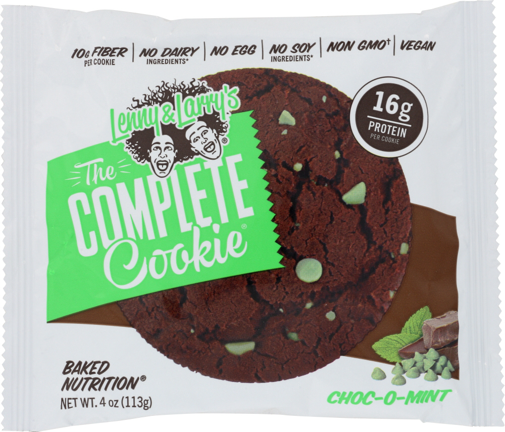LENNY & LARRYS: Choc-o-Mint Cookie Protein, 4 oz - 0787692835423