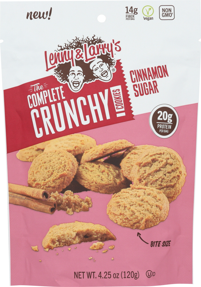LENNY & LARRYS: Cookie Cinnamon Sugar Crunchy, 4.25 oz - 0787692873005