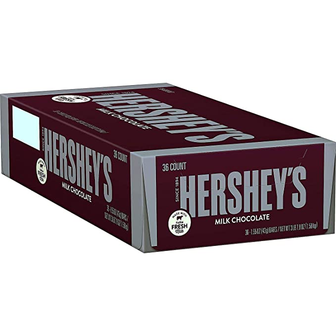  HERSHEY'S Milk Chocolate Bars - 36-ct. Box  - 787776673941