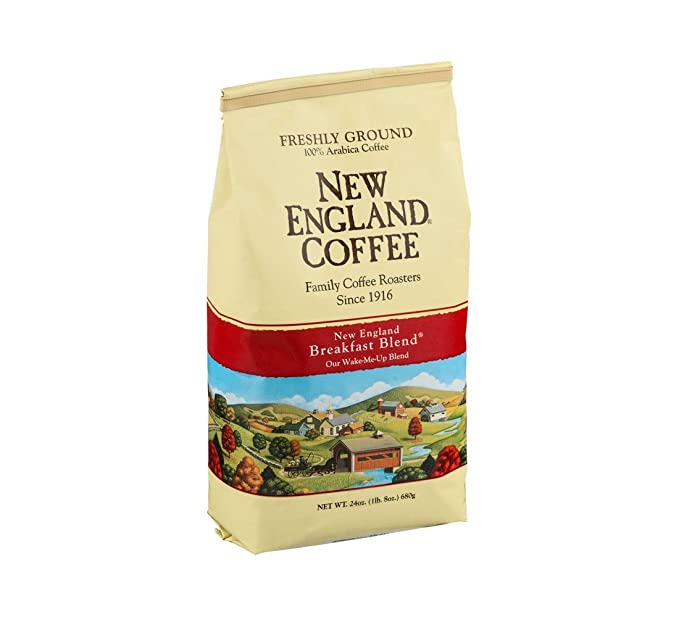 New England Coffee New England Breakfast Blend Ground Coffee - 787780770254