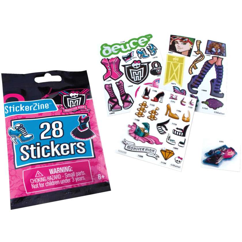 Monster High Sticker Briefchen - 787909640109