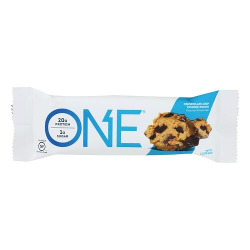 One Chocolate Chip Cookie Dough Flavored Protein Bars - Case Of 12 - 60 Grm - 788434108812