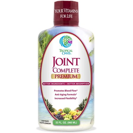 Joint Complete Premium- Liquid Joint Supplement w/Glucosamine, Chondroitin, MSM, Hyaluronic Acid – for Bone, Joint Health, Joint Pain Relief - 96% Max Absorption– 32oz, 32 serv - 788454267032