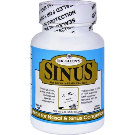 Dr. Shen s - Pe Min Kan Wan Sinus Nasal Decongestion - 90 Tablets - 789741000042