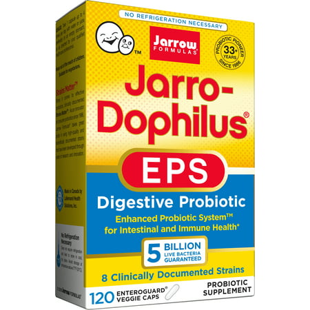 Jarrow Formulas Jarro-Dophilus EPS Enhanced Probiotic System 5 Billion Cells 120 Caps - 790011030249
