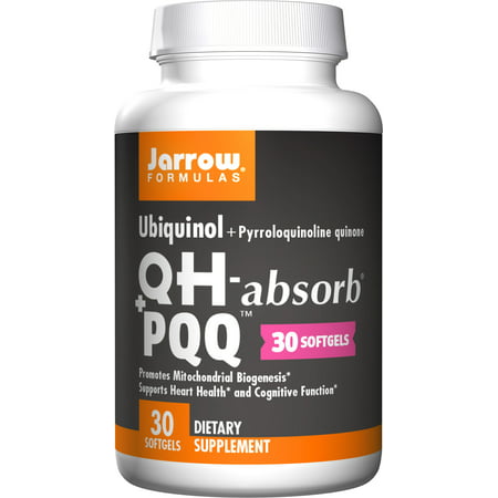 Jarrow Formulas Ubiquinol Plus Pyrroloquinoline Quinone Supports Heart Health and Cognitive Function 30 Softgels - 790011060277