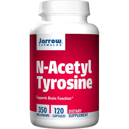Jarrow Formulas N-Acetyl Tyrosine Supports Brain Function 350 mg 120 Caps - 790011150510