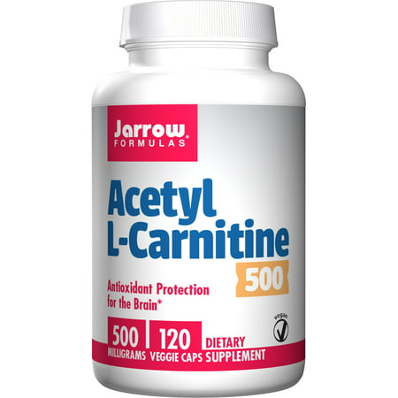 Jarrow Formulas Acetyl L-Carnitine 500 mg Supports Antioxidant Protection for the Brain 120 Caps - 790011150626