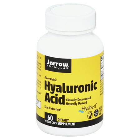 Jarrow Formulas Hyaluronic Acid Promotes Skin Hydration and Healthy Joints 60 Veggie Caps - 790011290186