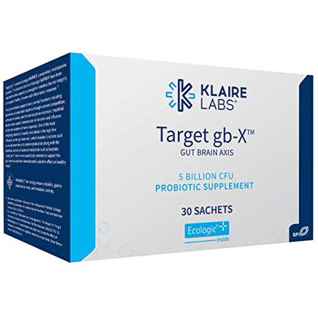 Mood Probiotic Powder - Klaire Labs Target gb-X with Bifidobacterium & Lactobacillus Clinically Demonstrated to Promote Positive Mood Shelf-Stable & Hypoallergenic for Men & Women (30 - 790616310081