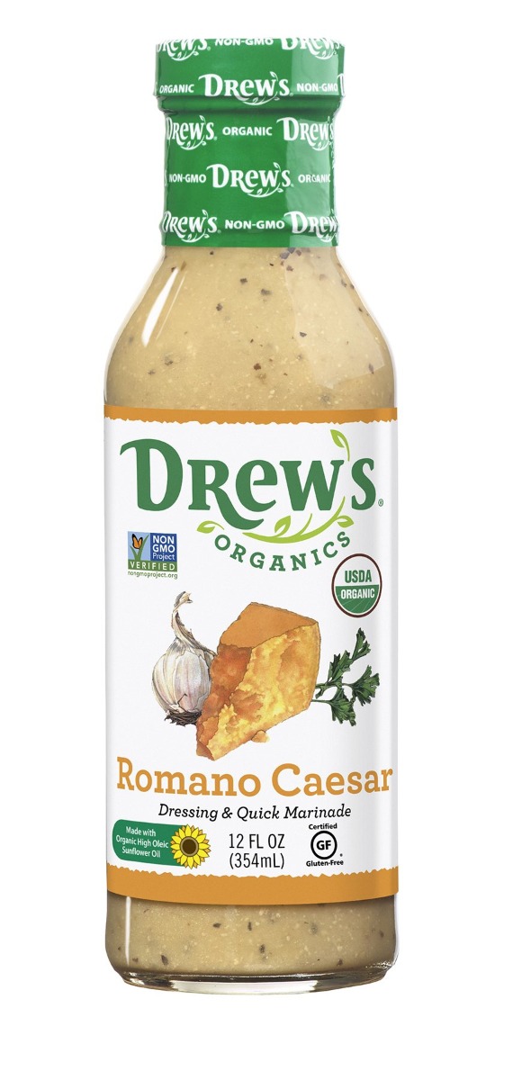 DREWS: Romano Caesar Organic Dressing, 12 oz - 0790874374146