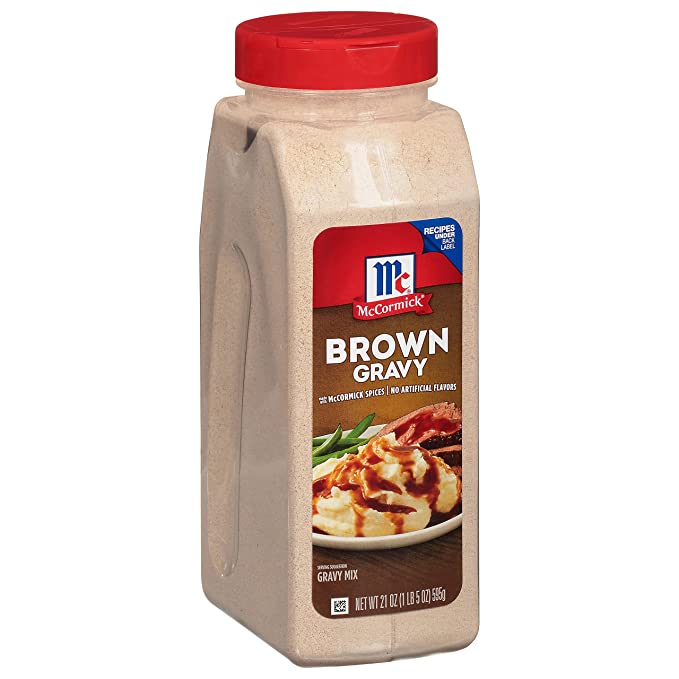 McCormick Brown Gravy Mix, 21 oz - 052100106199