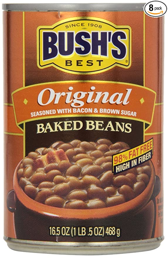  Bush's Best Baked Beans - 8/16.5oz cans  - 039400116110