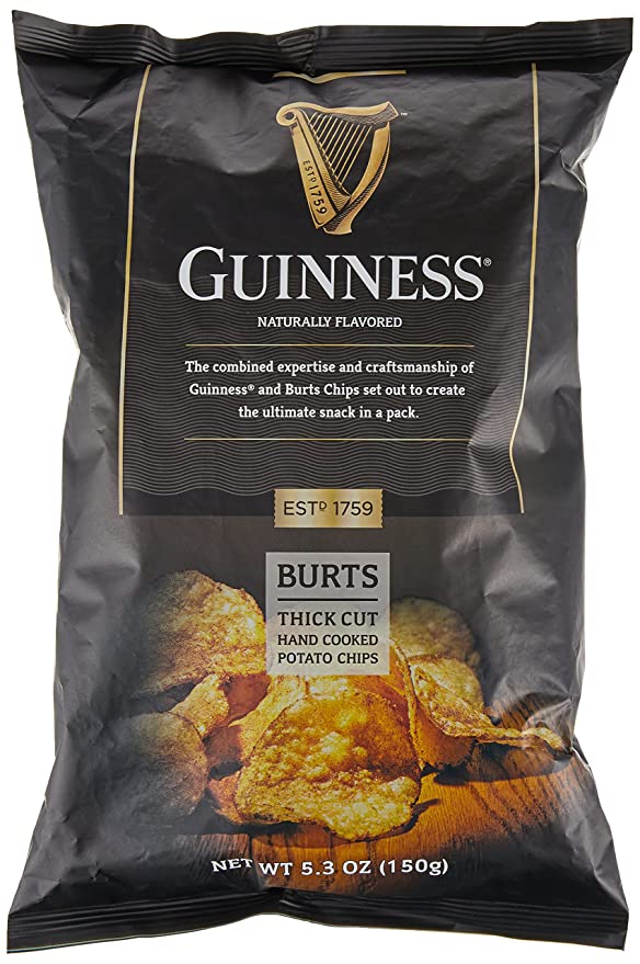 Burt'S, Guinness, Thick Cut Hand Cooked Potato Chips - 792851359467