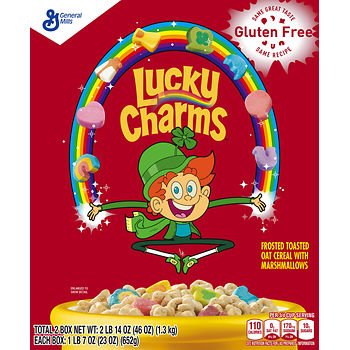 General Mills Lucky Charms, (46 oz.) x2 AS - 793066087121