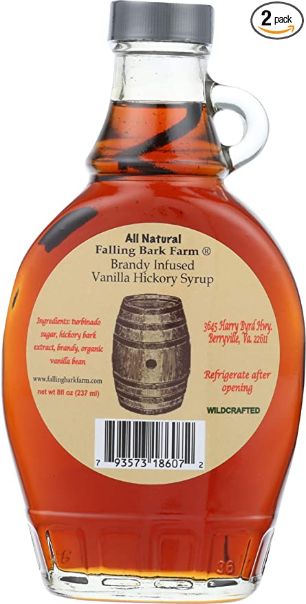  Wildwoods Hickory Syrup, Syrup Brandy Vanilla Hickory, 8 Ounce  - 793573186072