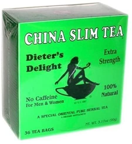  China Slim Dieter's Tea Delight, Large 3.17oz/90g, 36-Count Pack of 1)  - 793897913200