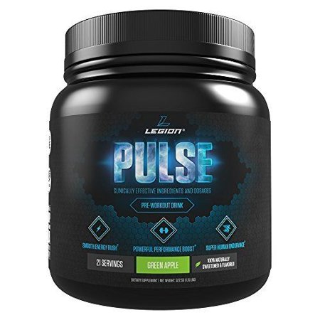 Legion Pulse Pre Workout Supplement - All Natural Nitric Oxide Preworkout .. - 794168536159