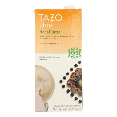 Tazo Tea Decaf Tea - Chai Latte - Case Of 6 - 32 Fl Oz - 0794522705054