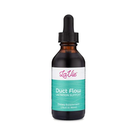 LaVie Duct Flow 2 oz. Tincture , Breastfeeding Support for Clogged Ducts, Mastitis, Improve Milk Flow, Engorgement - 794834100806