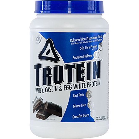 Body Nutrition Trutein (Chocolate, 2LB) Protein Shakes/Shake, Meal Replacement Drink Mix, Post/Pre Workout Shake Powder, Breakfast Shake. - 795186596439