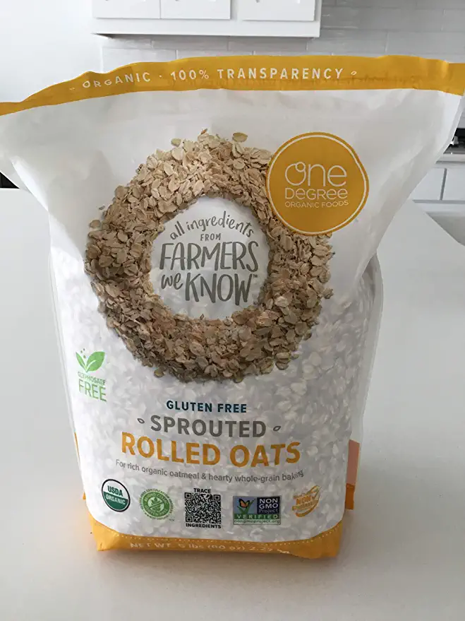  One Degree Gluten Free Sprouted Rolled Oats 5 lbs. - 675625371189