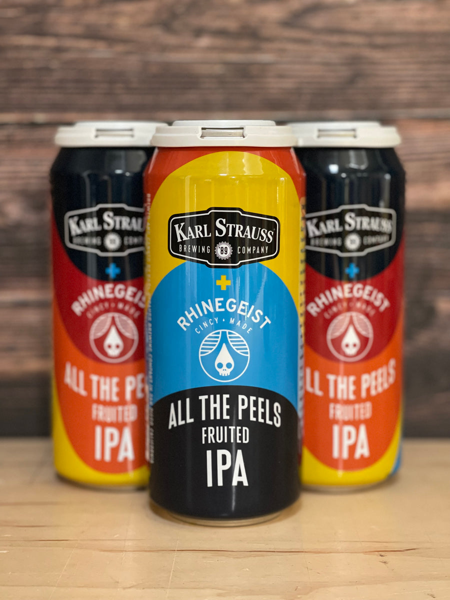 Karl Strauss Brewing & Rhinegeist Cincy All The Peels Fruited IPA - 796535321061