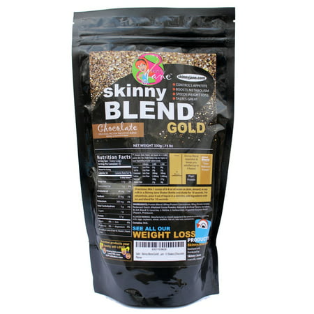 Skinny Blend Gold! Best Tasting Protein Shake for Women, Delicious Smoothie - Weight Loss - Low Carb - Diet Supplement - Weight Control - Appetite Suppressant (15 Servings, Chocolate) - 796762572076