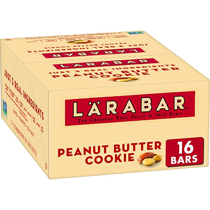 Larabar Peanut Butter Cookie, Gluten Free Vegan Fruit & Nut Bars, 16 ct - 021908453071