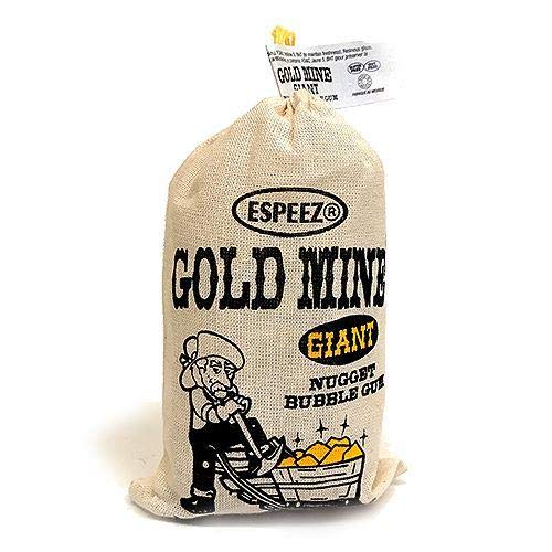  Gold Mine Giant Nugget Bubble Gum - 8.82-oz. Bag (1 Bag)  - 798051040181