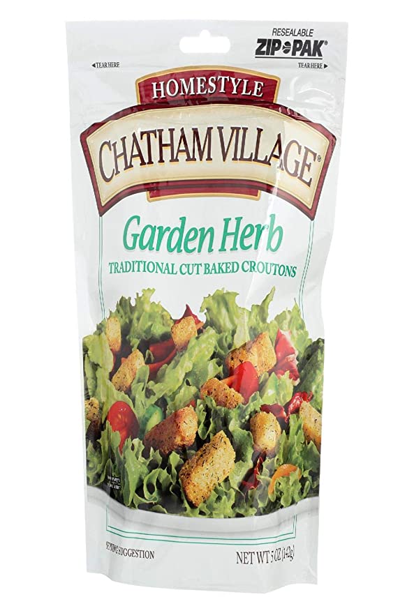 Chatham Village Garden Herb Croutons, 5 oz - 098304100502