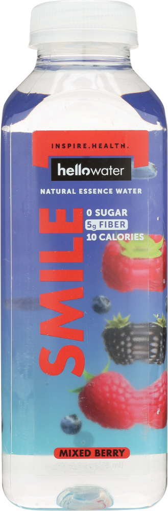 HELLOWATER: Water Mixed Berry Smile, 16 oz - 0798304411270