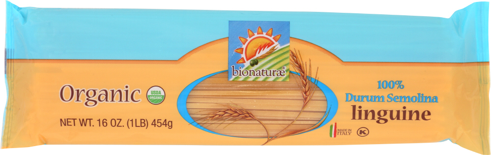 BIONATURAE: Organic Linguine Pasta, 16 oz - 0799210545479