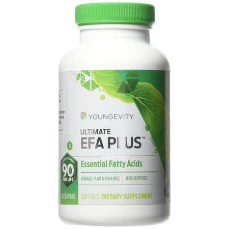 90 Softgels Ultimate EFA Plus Youngevity Fish Oil (Ships Worldwide) - 799475583414